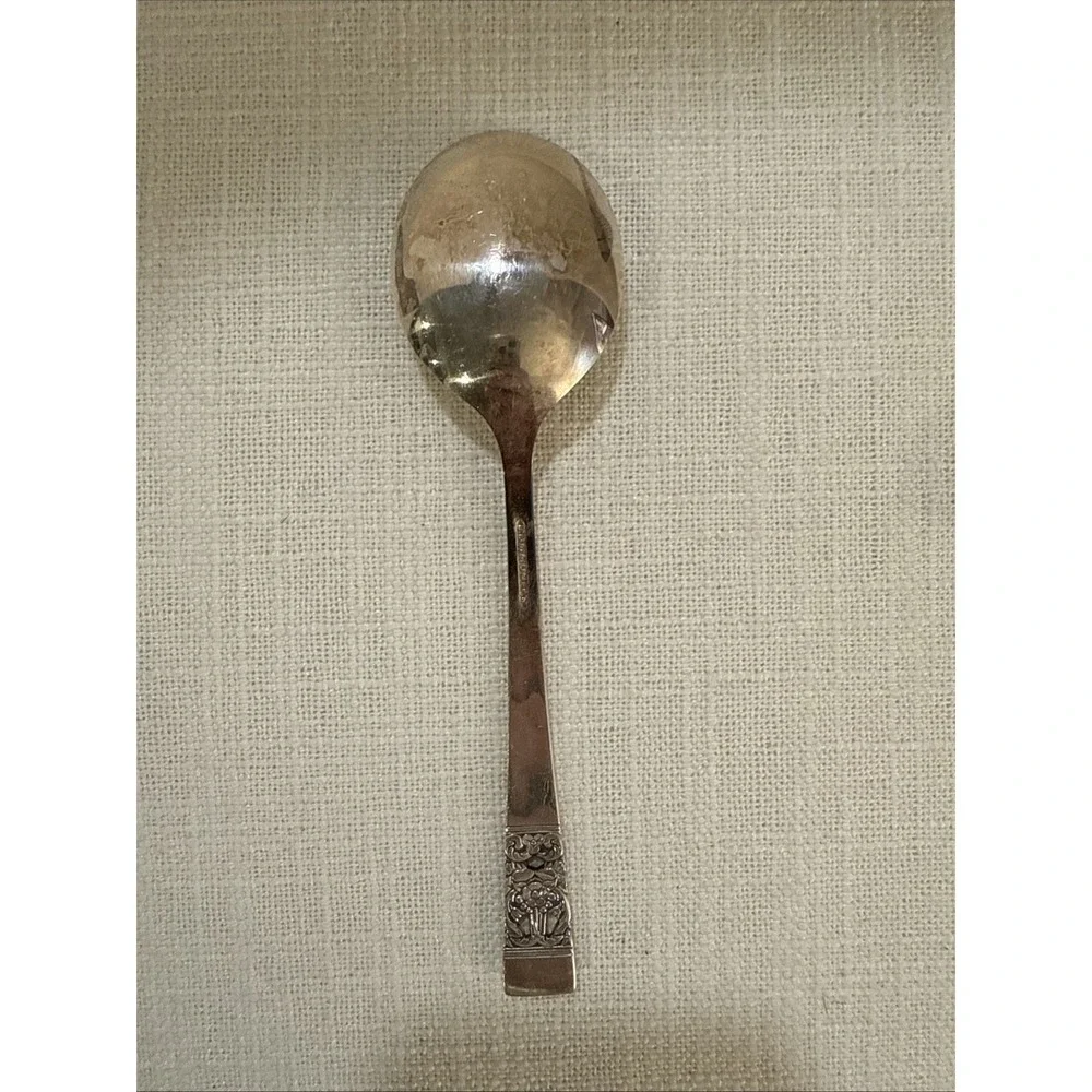 Vintage Oneida Community‎ Silver Coronation 1936 Silverplate 1 Oval Spoon 6.25